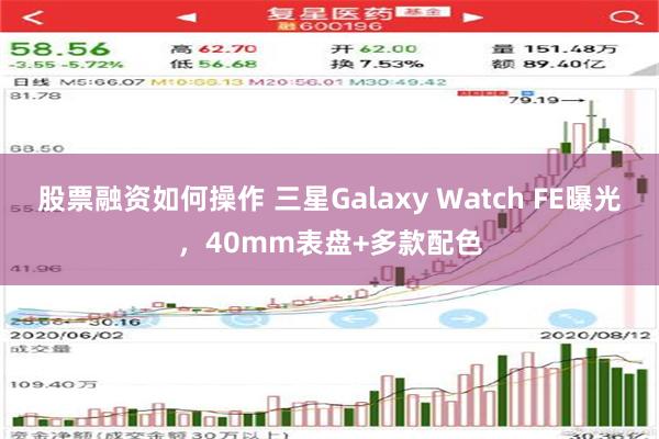 股票融资如何操作 三星Galaxy Watch FE曝光，40mm表盘+多款配色